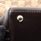 Gucci Tote Bag GG Canvas Beige Brown Horsebit — view 7