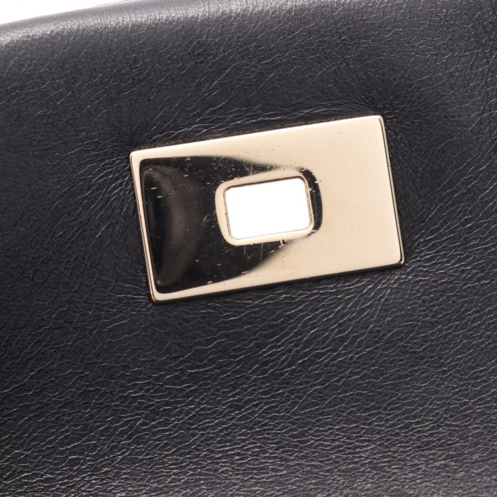 Dior Shoulder Bag Milly la Foret Cannage Black Leather Chain — view 6