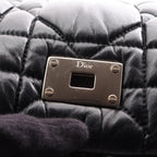 Dior Shoulder Bag Milly la Foret Cannage Black Leather Chain — view 7