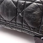 Dior Shoulder Bag Milly la Foret Cannage Black Leather Chain — view 8
