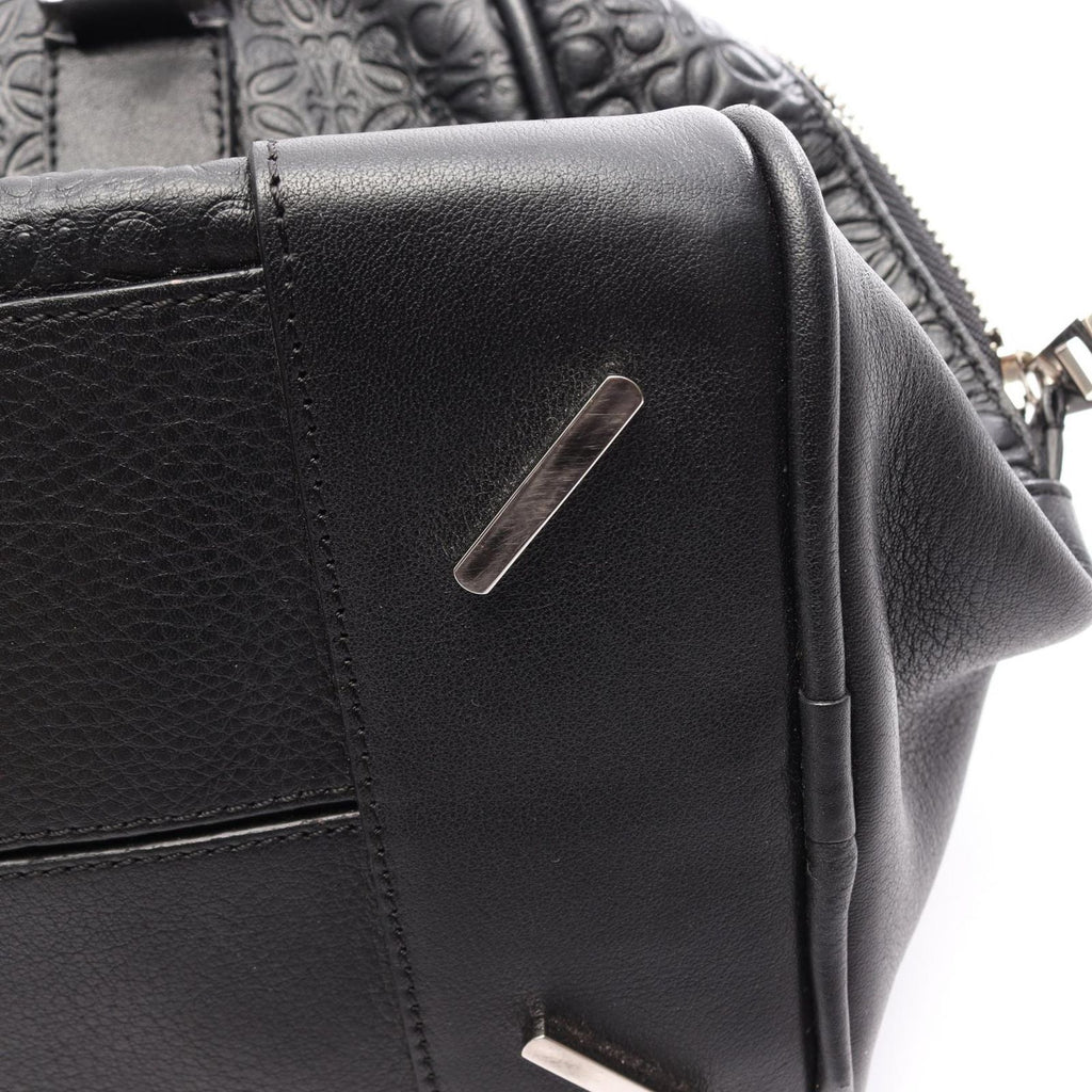 Loewe Amazona 75 Repeat Anagram 2-Way Black Leather Handbag — view 6