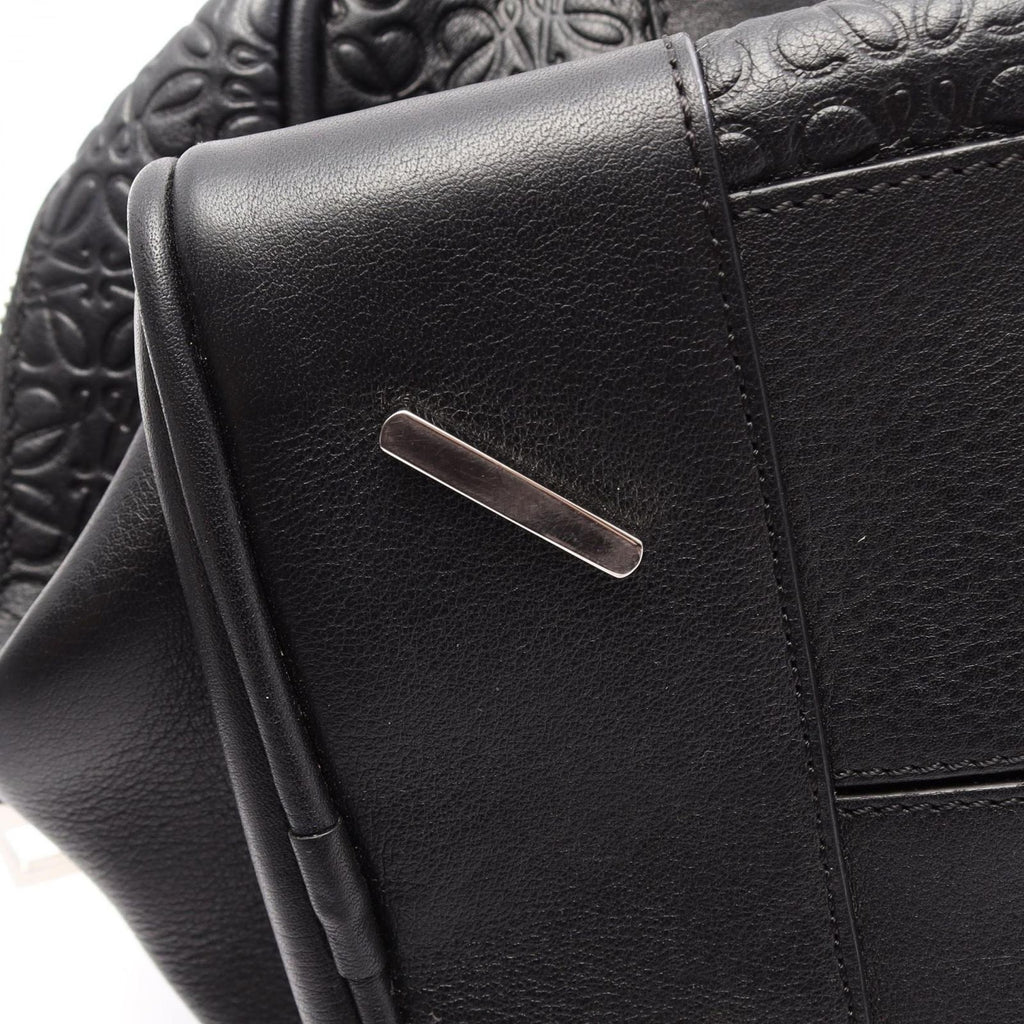 Loewe Amazona 75 Repeat Anagram 2-Way Black Leather Handbag — view 7