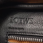 Loewe Amazona 75 Repeat Anagram 2-Way Black Leather Handbag — view 4