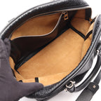 Loewe Amazona 75 Repeat Anagram 2-Way Black Leather Handbag — view 3