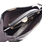 Fendi Peekaboo Large 2-Way Black Leather Handbag — view 3