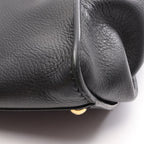 Fendi Peekaboo Large 2-Way Black Leather Handbag — view 8
