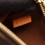 Louis Vuitton Pochette Accessory Soir Canvas Leather Handbag — view 5