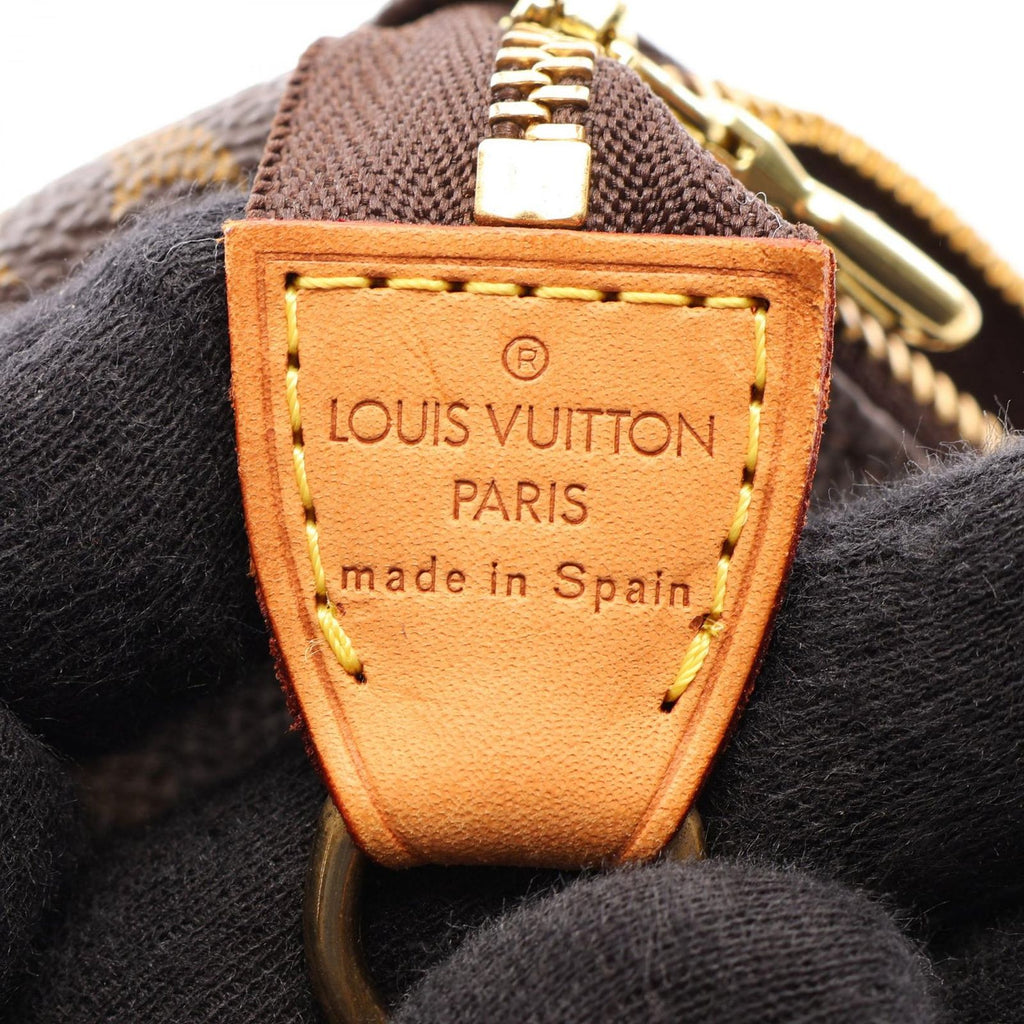 Louis Vuitton Pochette Accessory Soir Canvas Leather Handbag — view 4
