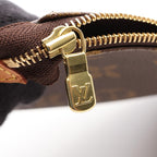 Louis Vuitton Pochette Accessory Soir Canvas Leather Handbag — view 6