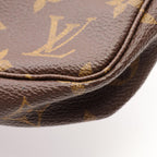 Louis Vuitton Pochette Accessory Soir Canvas Leather Handbag — view 7