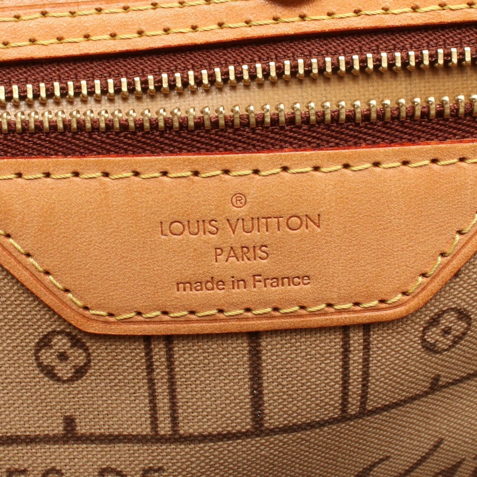 Louis Vuitton Tote Bag Neverfull MM Monogram Canvas Leather — view 4