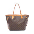 Louis Vuitton Tote Bag Neverfull MM Monogram Canvas Leather