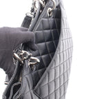 Chanel Tote Bag Quilted Grand Shopping GST Black Caviar Leather Chain — view 6