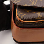 Louis Vuitton Shoulder Bag Cartouchiere GM Canvas Leather — view 8