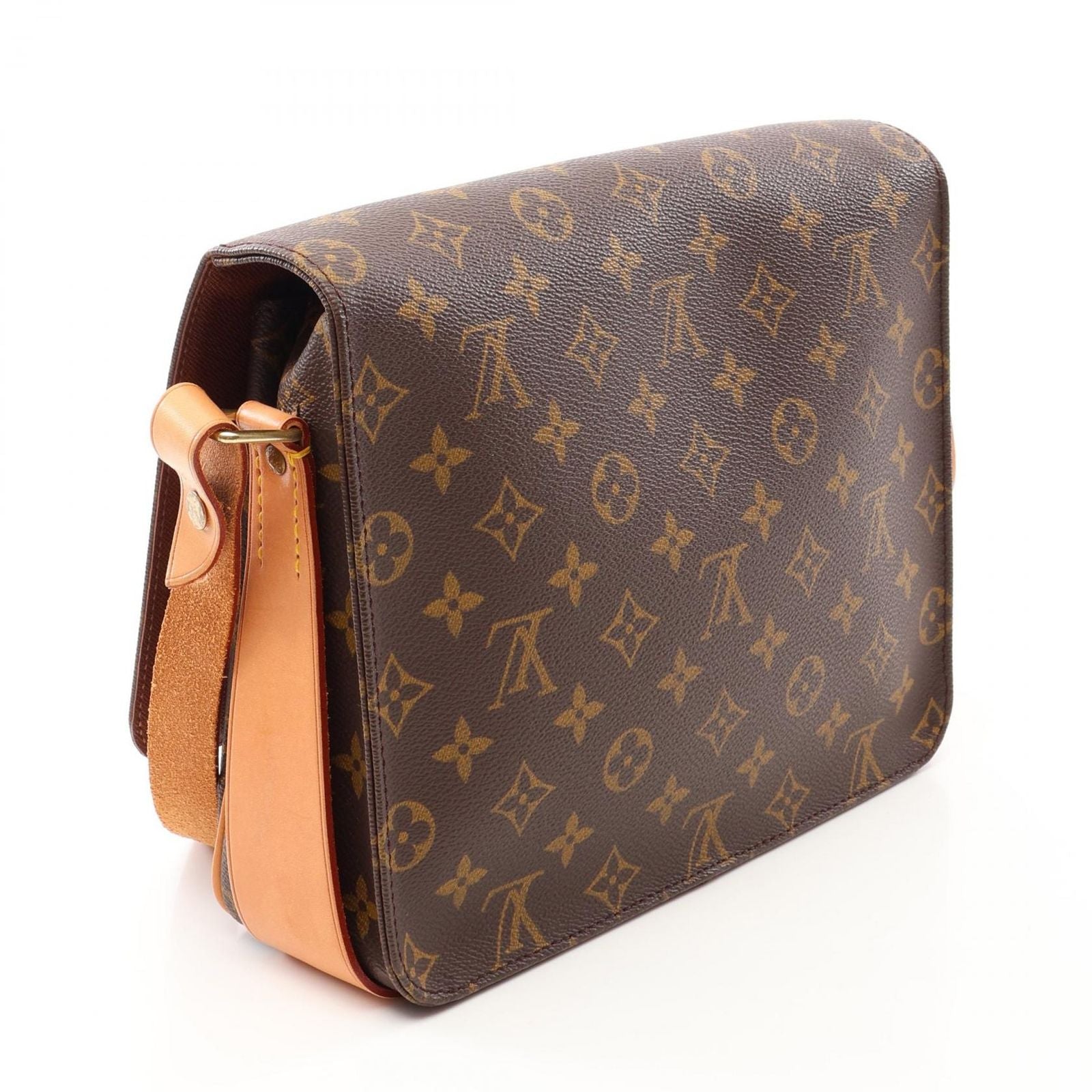 Louis Vuitton Shoulder Bag Cartouchiere GM Canvas Leather — view 2