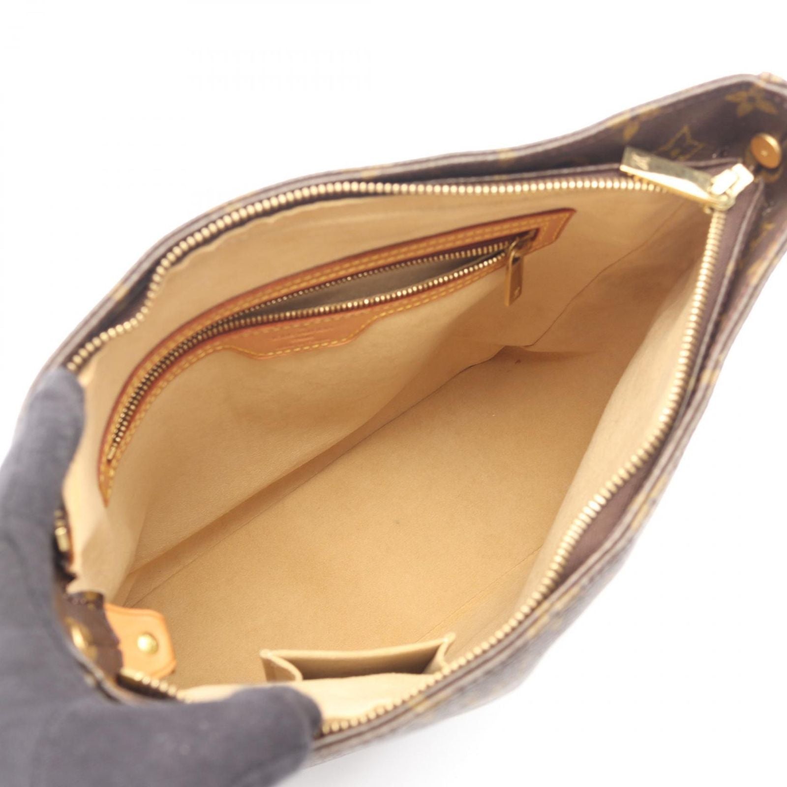 Louis Vuitton Shoulder Bag Looping GM Canvas Leather — view 3