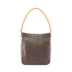 Louis Vuitton Shoulder Bag Looping GM Canvas Leather