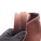 Hermes Handbag Valparaiso PM Dark Brown Leather Canvas — view 5