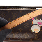 Louis Vuitton Shoulder Bag Trotor Canvas Leather LV Takashi Murakami — view 8