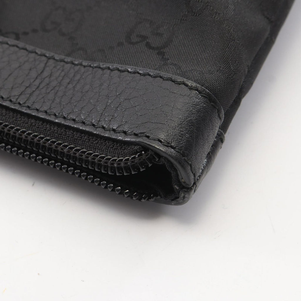 Gucci Tote Bag Abbey GG Pattern Black Nylon Leather — view 8
