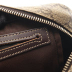 Gucci Shoulder Bag GG Supreme Beige Brown Canvas Leather — view 8