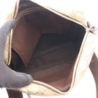 Gucci Shoulder Bag GG Supreme Beige Brown Canvas Leather — view 3