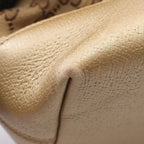 Gucci Bree GG Canvas 2-Way Beige Gold Shoulder Handbag — view 6