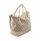 Gucci Bree GG Canvas 2-Way Beige Gold Shoulder Handbag — view 2