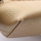 Gucci Bree GG Canvas 2-Way Beige Gold Shoulder Handbag — view 7
