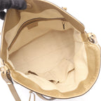 Gucci Bree GG Canvas 2-Way Beige Gold Shoulder Handbag — view 3