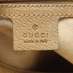 Gucci Bree GG Canvas 2-Way Beige Gold Shoulder Handbag — view 4