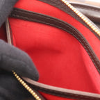 Louis Vuitton Speedy 30 Damier Ebene Canvas Leather Handbag — view 6