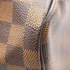 Louis Vuitton Speedy 30 Damier Ebene Canvas Leather Handbag — view 8