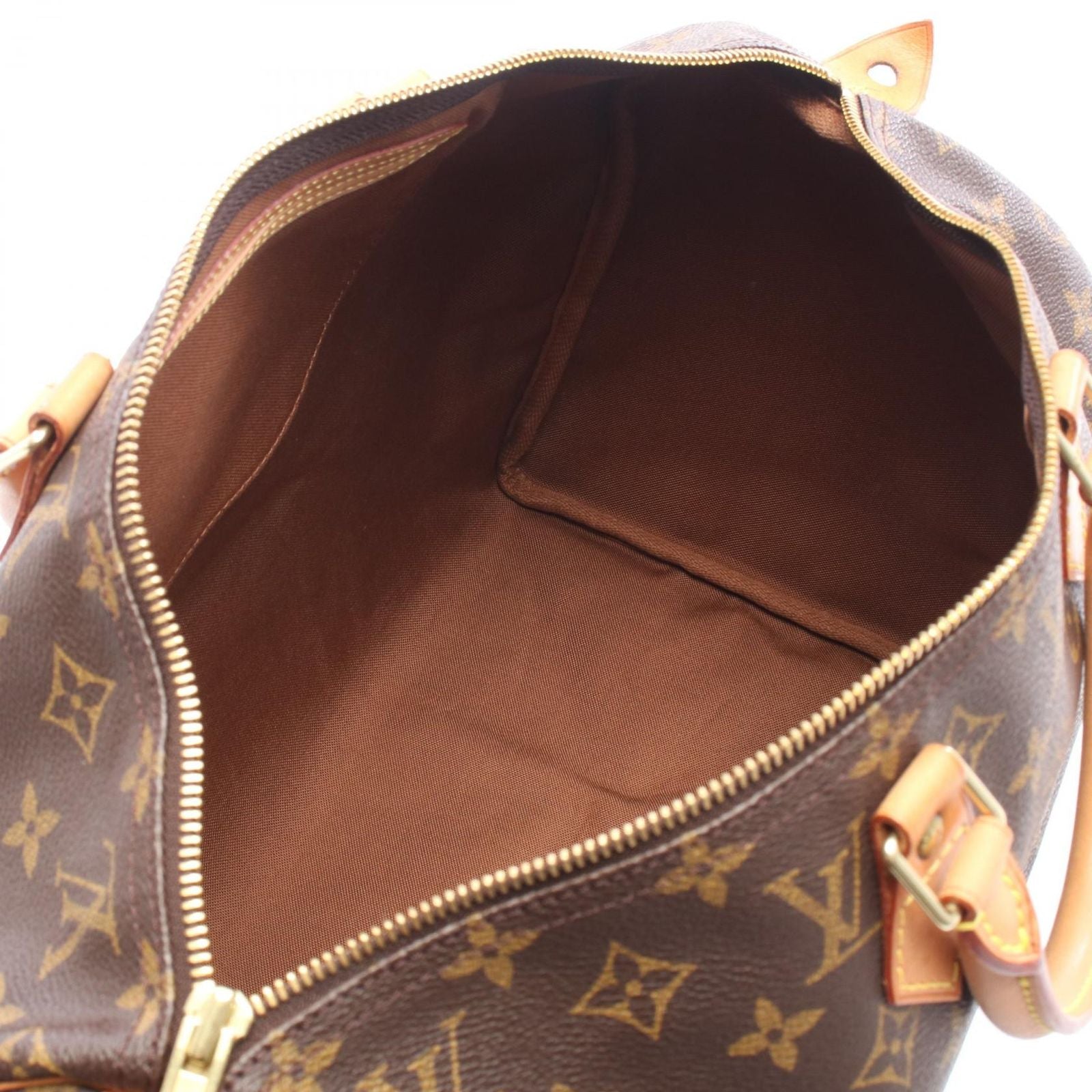Louis Vuitton Speedy 40 Monogram Canvas Leather Handbag — view 3
