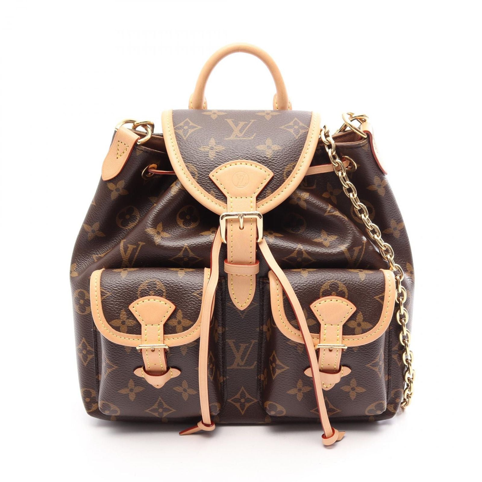 Louis Vuitton Backpack Excursion PM Monogram 2-Way Canvas Leather