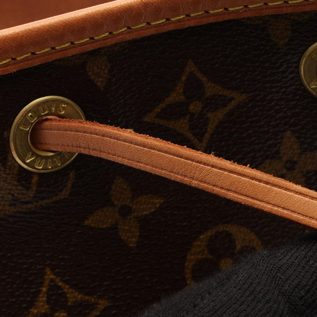 Louis Vuitton Backpack Montsouris MM Monogram Canvas Leather — view 6