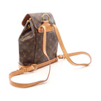 Louis Vuitton Backpack Montsouris MM Monogram Canvas Leather — view 2