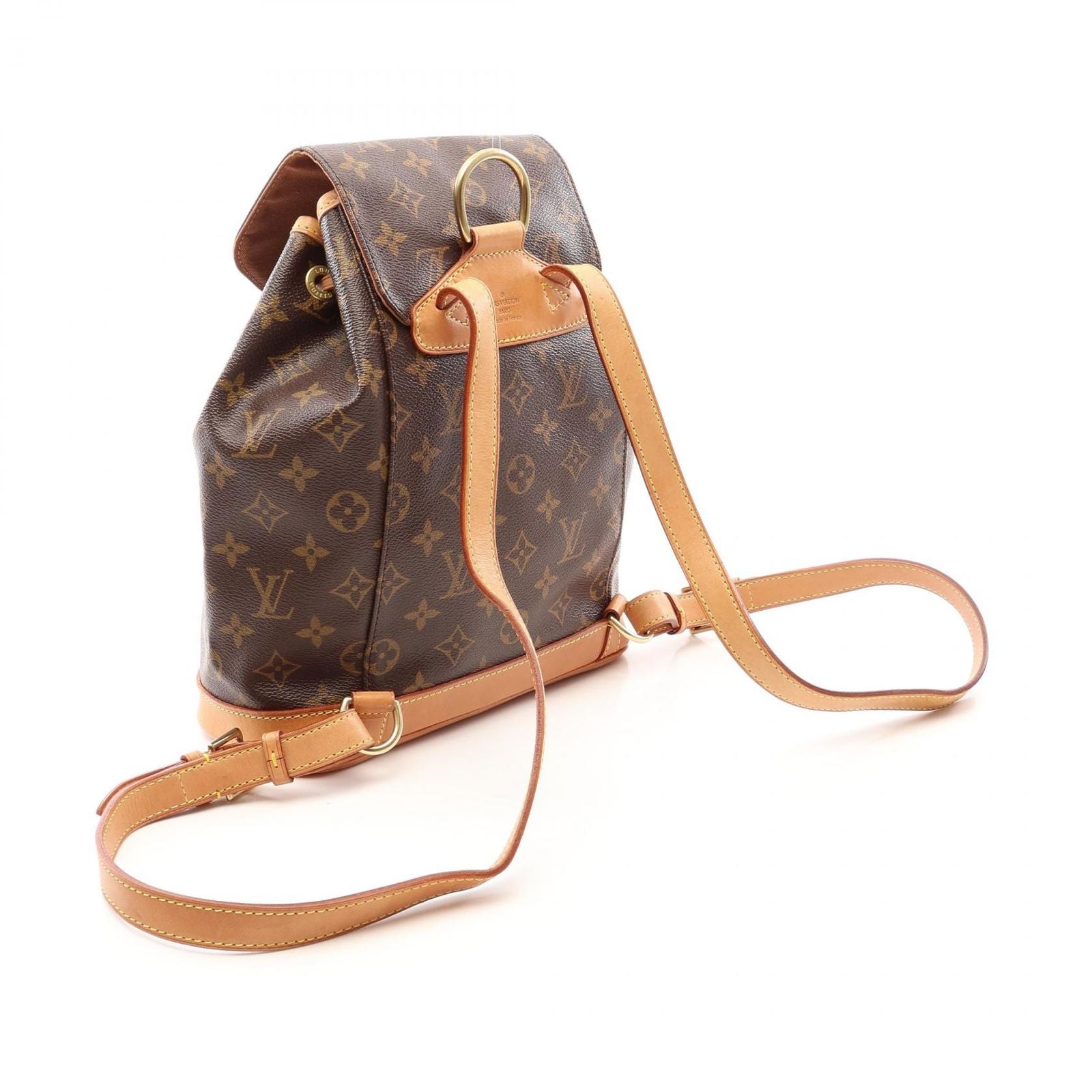 Louis Vuitton Backpack Montsouris MM Monogram Canvas Leather — view 2