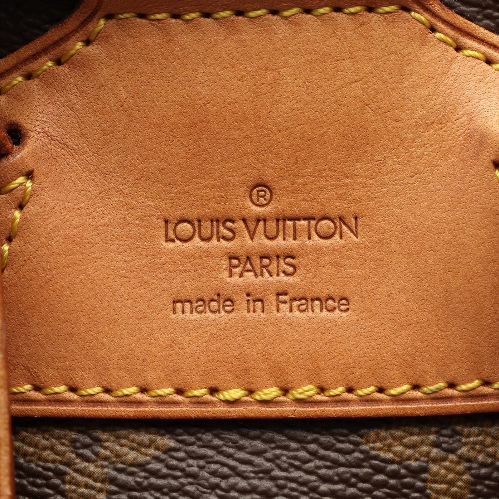 Louis Vuitton Backpack Montsouris MM Monogram Canvas Leather — view 4