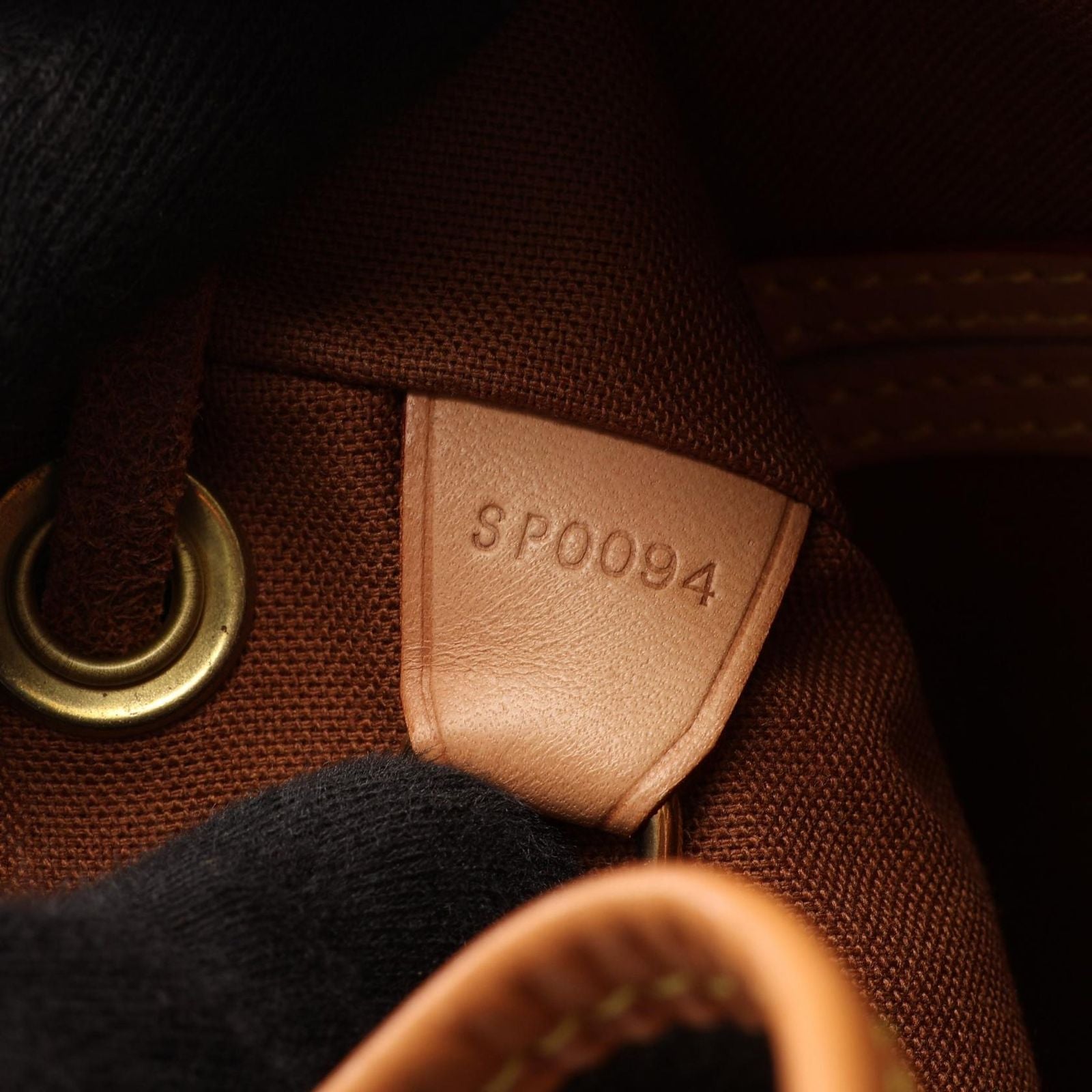 Louis Vuitton Backpack Montsouris MM Monogram Canvas Leather — view 5