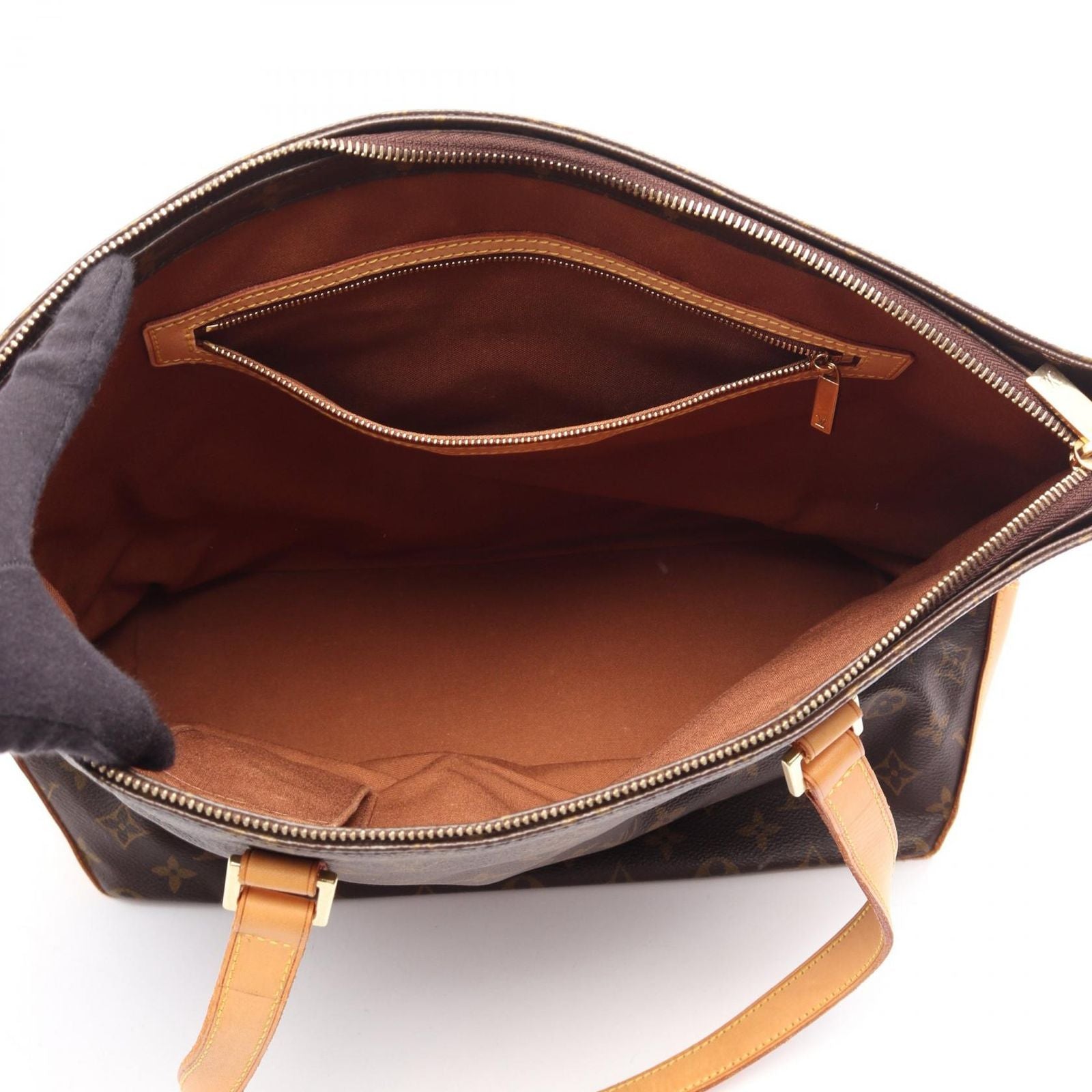 Louis Vuitton Tote Bag Cabas Mezzo Monogram Canvas Leather — view 3