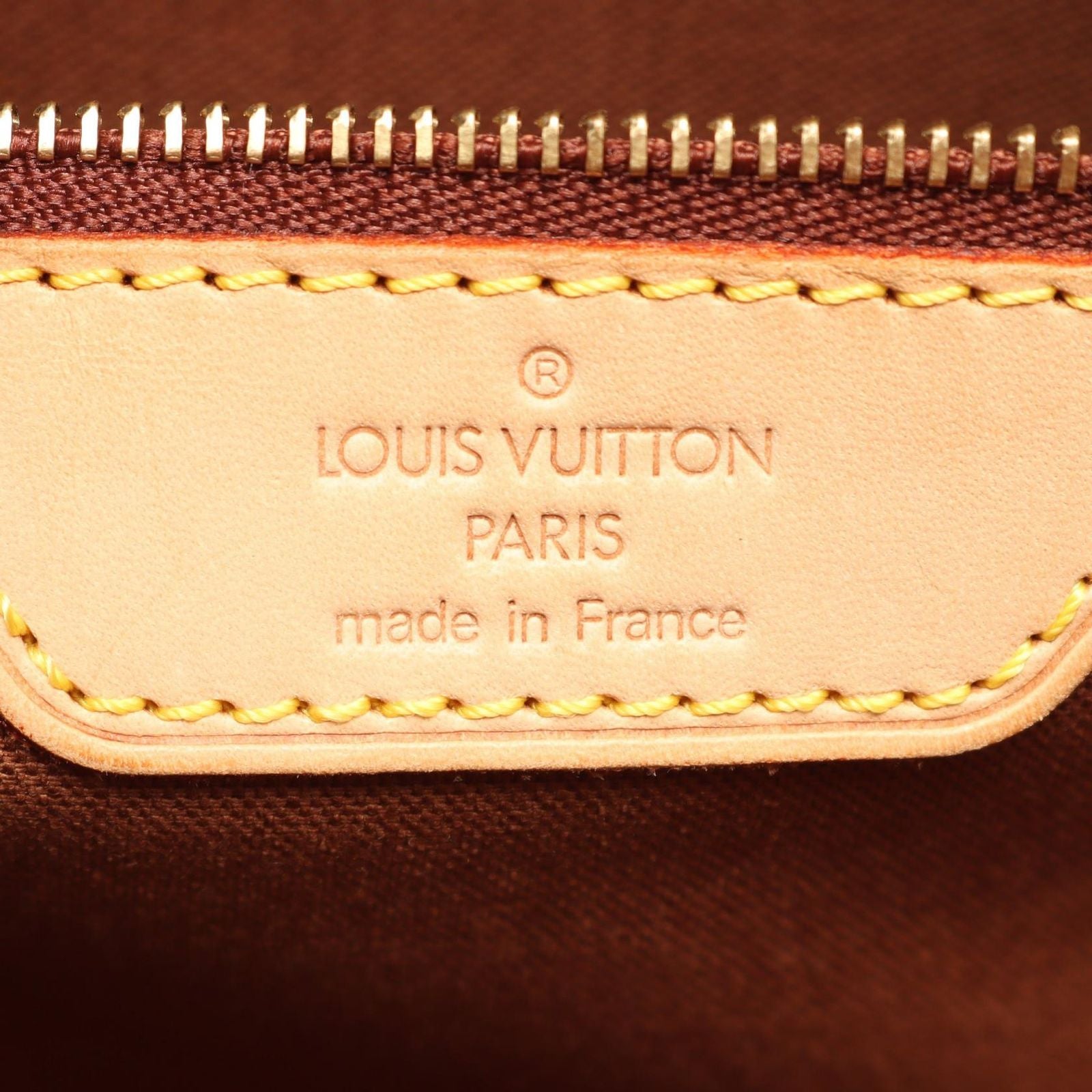 Louis Vuitton Tote Bag Cabas Mezzo Monogram Canvas Leather — view 4