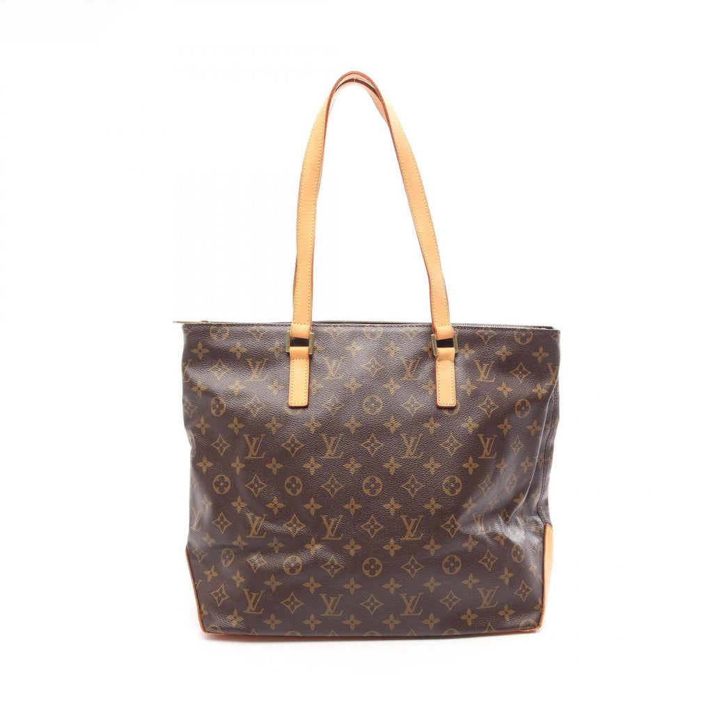 Louis Vuitton Tote Bag Cabas Mezzo Monogram Canvas Leather