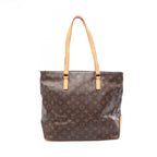 Louis Vuitton Tote Bag Cabas Mezzo Monogram Canvas Leather