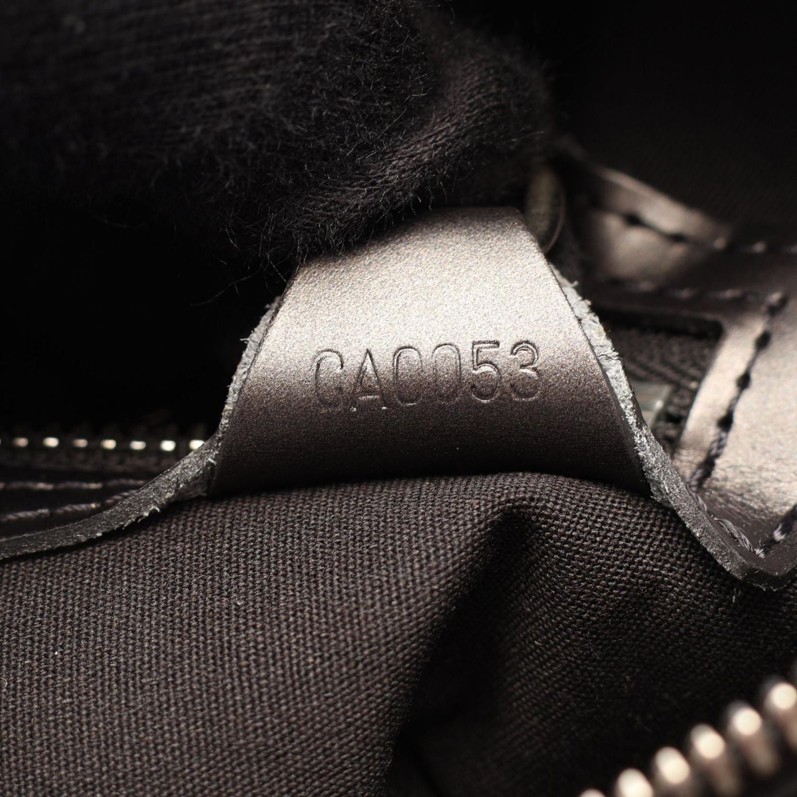 Louis Vuitton Stockton Monogram Matte Noir Leather Handbag — view 5