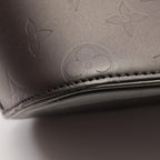 Louis Vuitton Stockton Monogram Matte Noir Leather Handbag — view 7