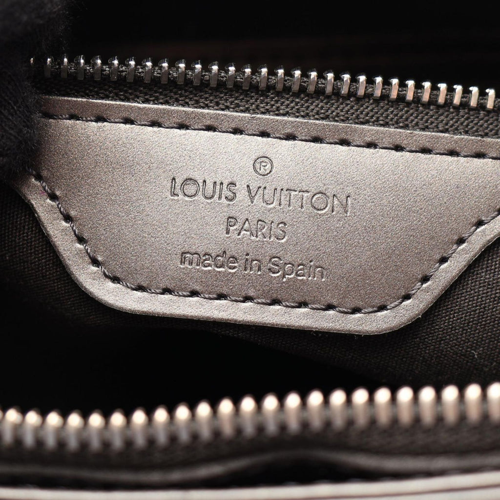 Louis Vuitton Stockton Monogram Matte Noir Leather Handbag — view 4