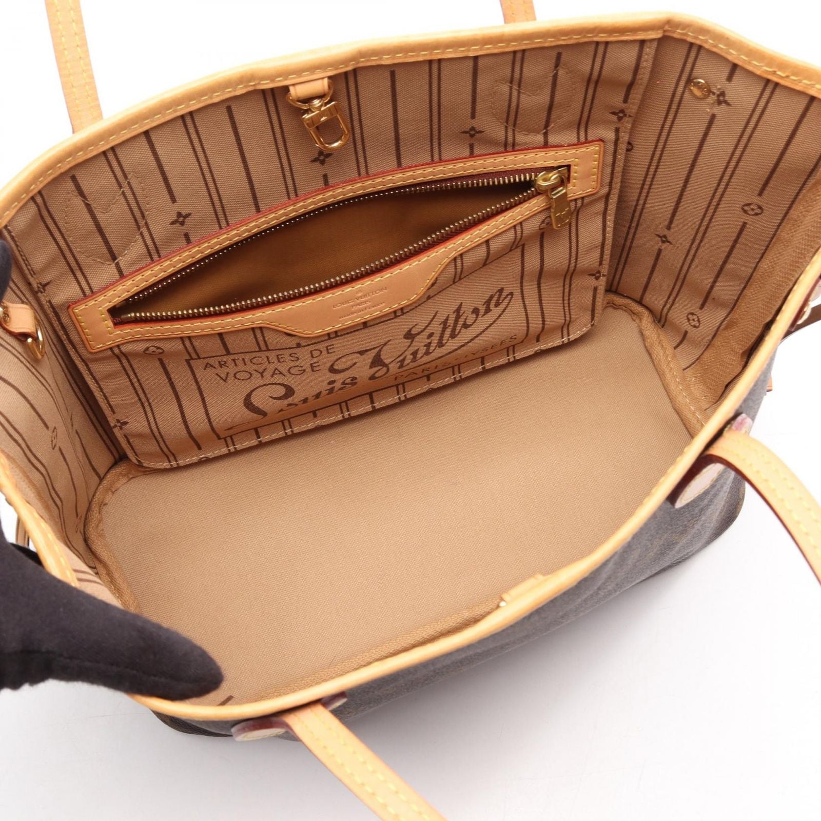 Louis Vuitton Tote Bag Neverfull PM Monogram Canvas Leather — view 3