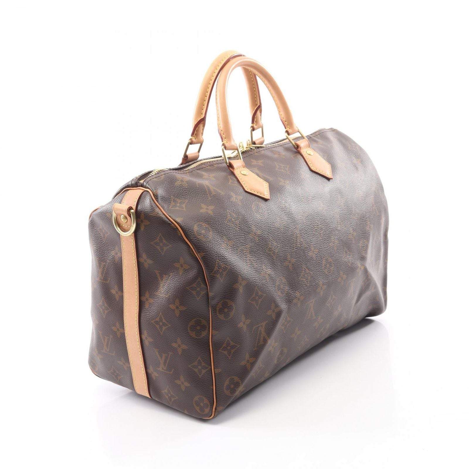 Louis Vuitton Speedy Bandouliere 35 Monogram 2-Way Canvas Leather Handbag — view 2
