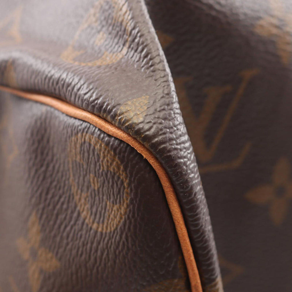 Louis Vuitton Speedy Bandouliere 35 Monogram 2-Way Canvas Leather Handbag — view 8